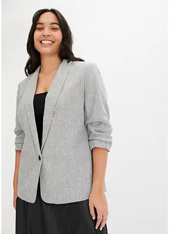 Blazer med ull-look, bonprix