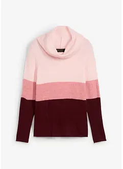 Genser med høy, vid hals, bonprix