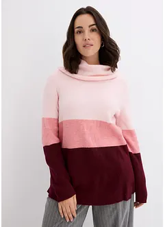 Genser med høy, vid hals, bonprix