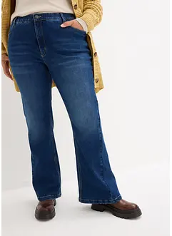 Flared-jeans High Waist, komfortlinning, bonprix