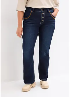 Bootcut-jeans Mid Waist, termo, bonprix