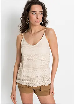 Singlet i bomullsmiks, bonprix