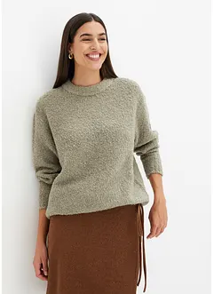 Oversized genser i bouclé, bonprix