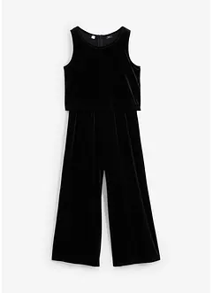 Jumpsuit i fløyel for barn, bonprix