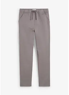 Regular Fit slip on-chinos med stretch og økologisk bomull for barn, Straight, bonprix