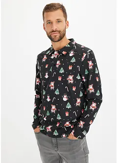 Poloshirt med julemotiv, bonprix