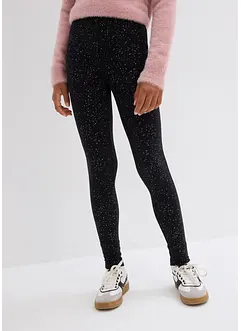 Leggings for barn med glittereffekt, bonprix