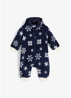 Baby-jumpsuit i fleece, bonprix