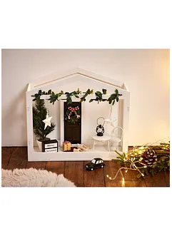 Pyntegjenstand nissedør med vinterhage (14-delt sett), bonprix