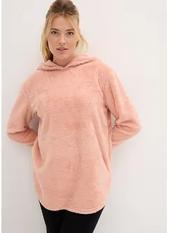 Lang kose-fleecegenser, Oversized, bonprix