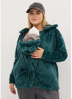 Myk 3-i-1-mamma-/bærejakke i fleece, bonprix