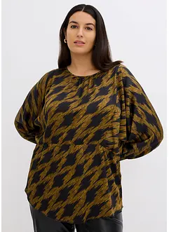 Oversized tunika i sateng, bonprix