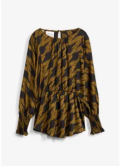 Oversized tunika i sateng, bonprix