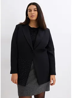 Blazer med strasstener, bonprix