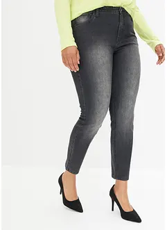 Skinny jeans med strass, bonprix