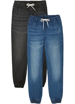 Pull on-bukse til barn (2-pack), bonprix