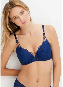 Vattert BH med nydelig broderi, bonprix
