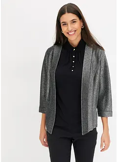 Jersey-blazer med glitter, bonprix