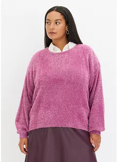 Genser med glittereffekt, bonprix