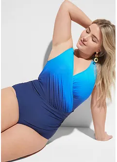 Shape-badedrakt i omslagslook, middels formende, bonprix