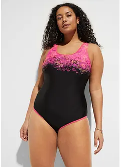 Badedrakt i sporty modell med racerback, bonprix