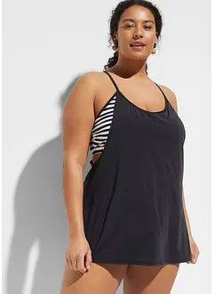 Lang tankini i lag på lag-look (2-delt sett), bonprix