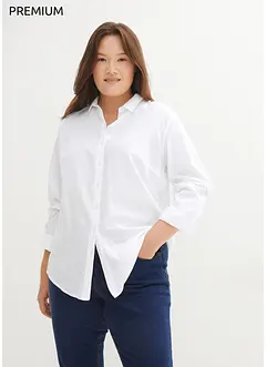 Skjortebluse i ren bomull, bonprix