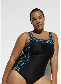 Shape-badedrakt med firkantet utringning, middels formende, bonprix