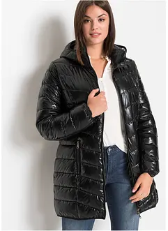 Vattert jakke i metallic-look, bonprix