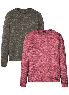 Langermet topp (2-pack), bonprix