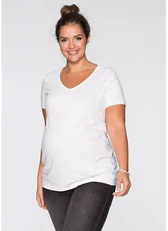 Basic mammatopp i økologisk bomull (2-pack), bonprix