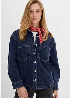 Skjortejakke i denim, oversized, bonprix