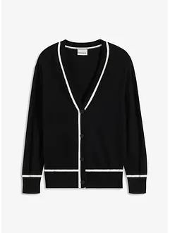 Cardigan med V-hals, bonprix