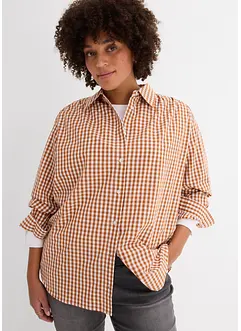 Oversized bluse med puffermer, bonprix