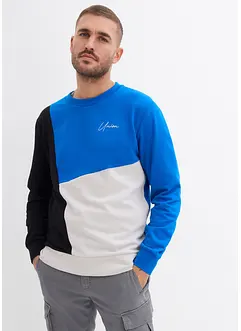 Sweatshirt med rund hals, av økologisk bomull, bonprix