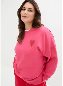 Oversized sweatshirt i økologisk bomull, bonprix