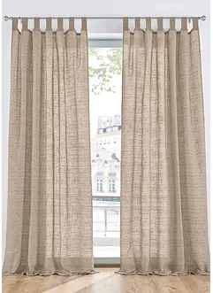 Gardin i lin-stil (1-pack), bonprix
