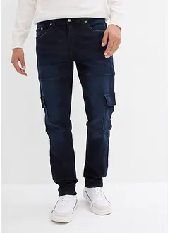 Slim Fit cargo-stretchjeans, Straight, bonprix