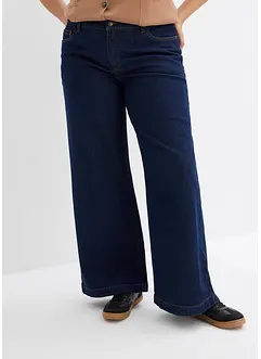 Wide Leg-jeans, Mid Waist, Full Length, bonprix