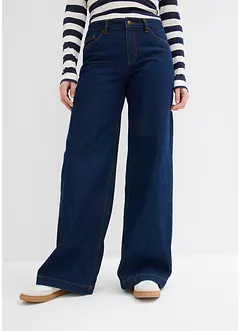 Wide Leg-jeans, Mid Waist, Full Length, bonprix