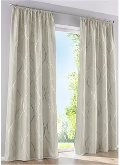 Jacquard-gardin (1 stk.), bonprix