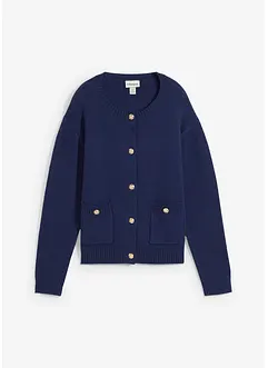Cardigan med lommer, bonprix