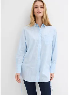 Oversized-bluse i ren bomull, bonprix