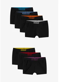 Boksershorts med myk bomull (7-pack), bonprix