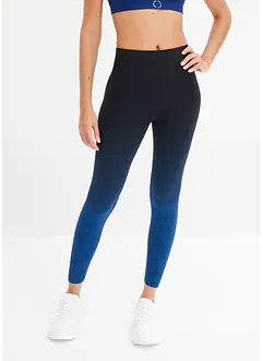 Sømløse leggings med fargegradering, hurtigtørkende, bonprix