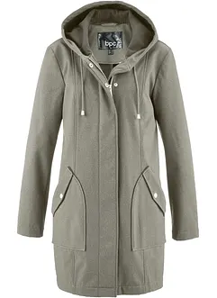 Softshell-parkas med hette, bonprix