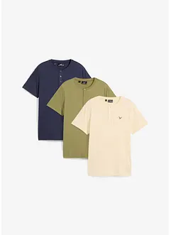 Bestefartrøye i økologisk bomull (3-pack), bonprix