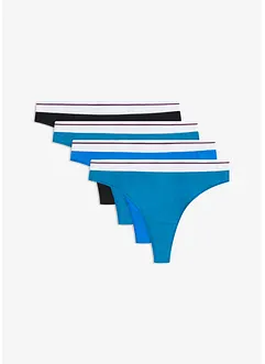 Stringtruse med økologisk bomull (4-pack), bonprix