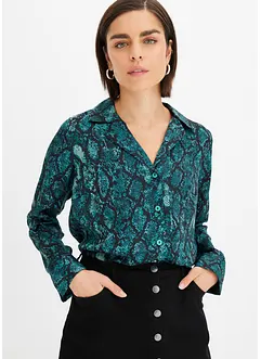 Bluse med print, bonprix