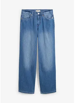 Baggy jeans, Mid Waist i lett og mykt materiale, bonprix